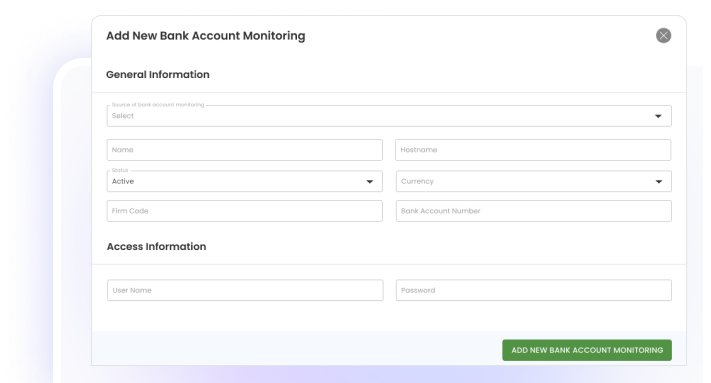 Craftgate | Bank Account Tracking